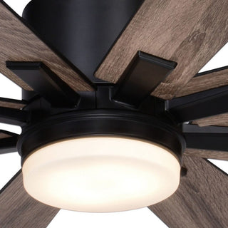 Crawford 60-in. Ceiling Fan Black