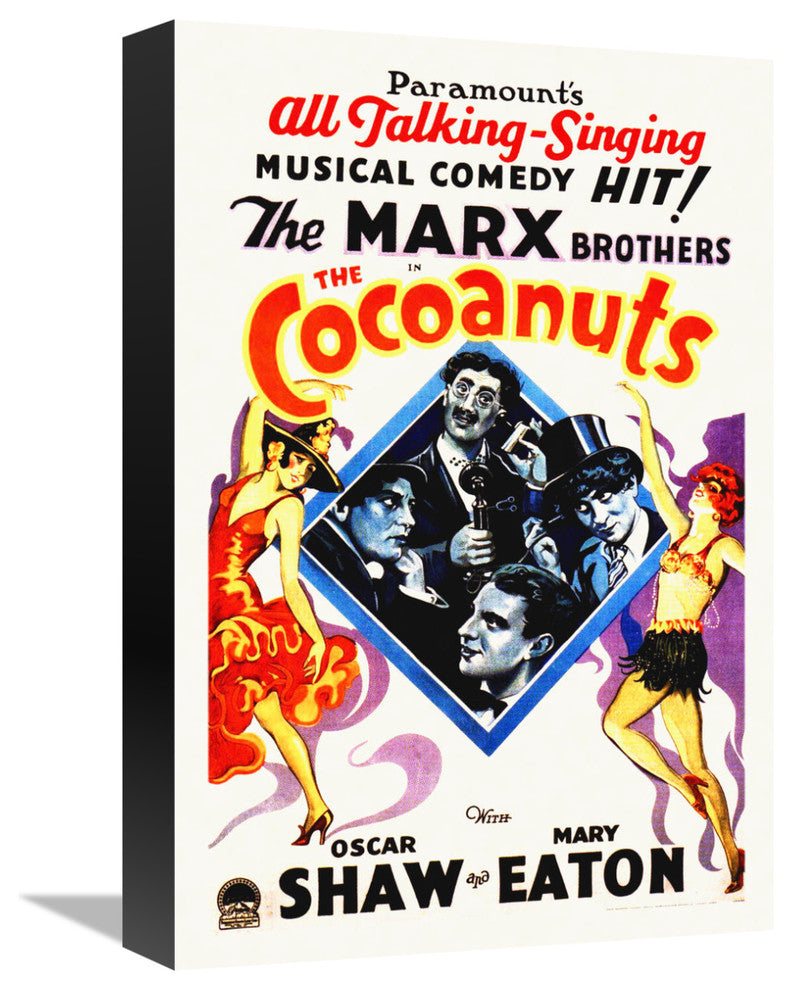 "Marx Brothers - Cocoanuts 02" Canvas by Hollywood Photo Archive, 11x16"