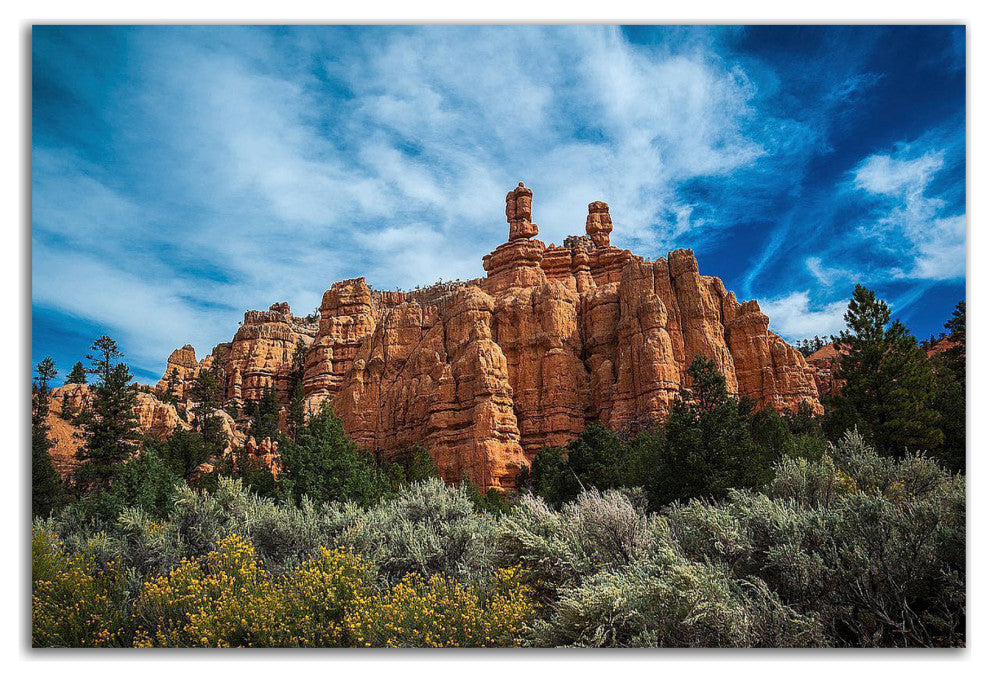 "Red Canyon" by Tim Oldford, Print on Canvas, 27"x18"