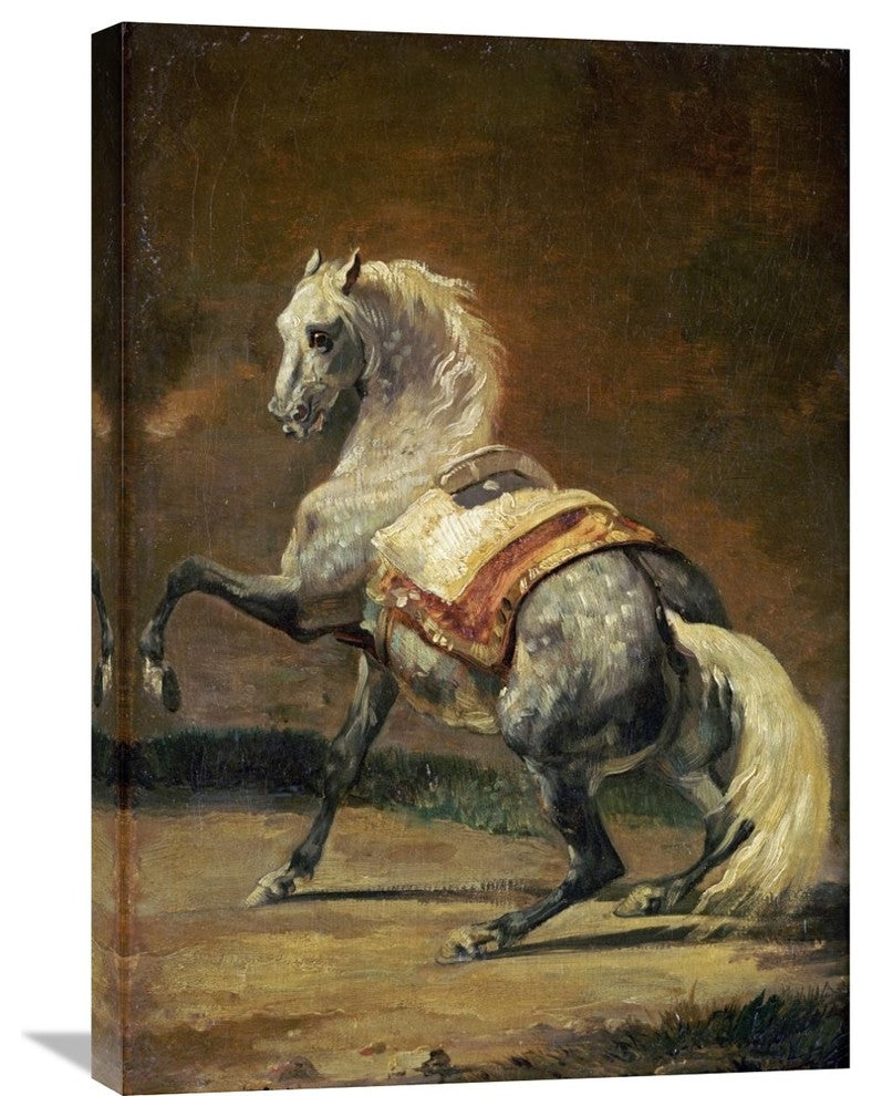 "Dappled Grey Horse" Artwork, 21" x 30"