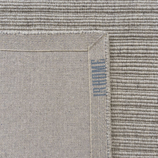 Light Gray Transitional Solid Handwoven New Zealand Wool Indoor Rug, 5' x 7'9"