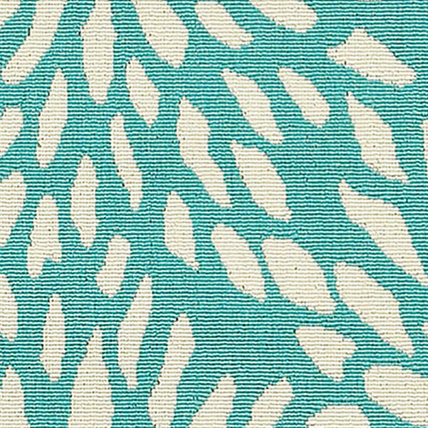 Oriental Weavers Sphinx Meridian 1506L Outdoor Rug, Blue/Ivory, 8'6"x13'0"