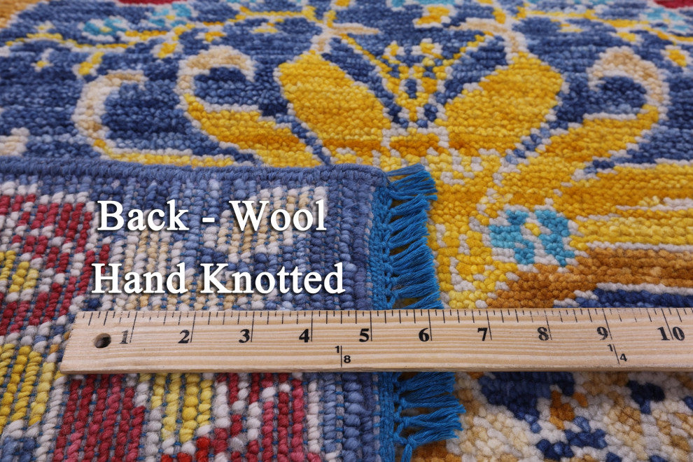 5' 10" X 8' 7" William Morris Handmade Wool Rug - Q13384