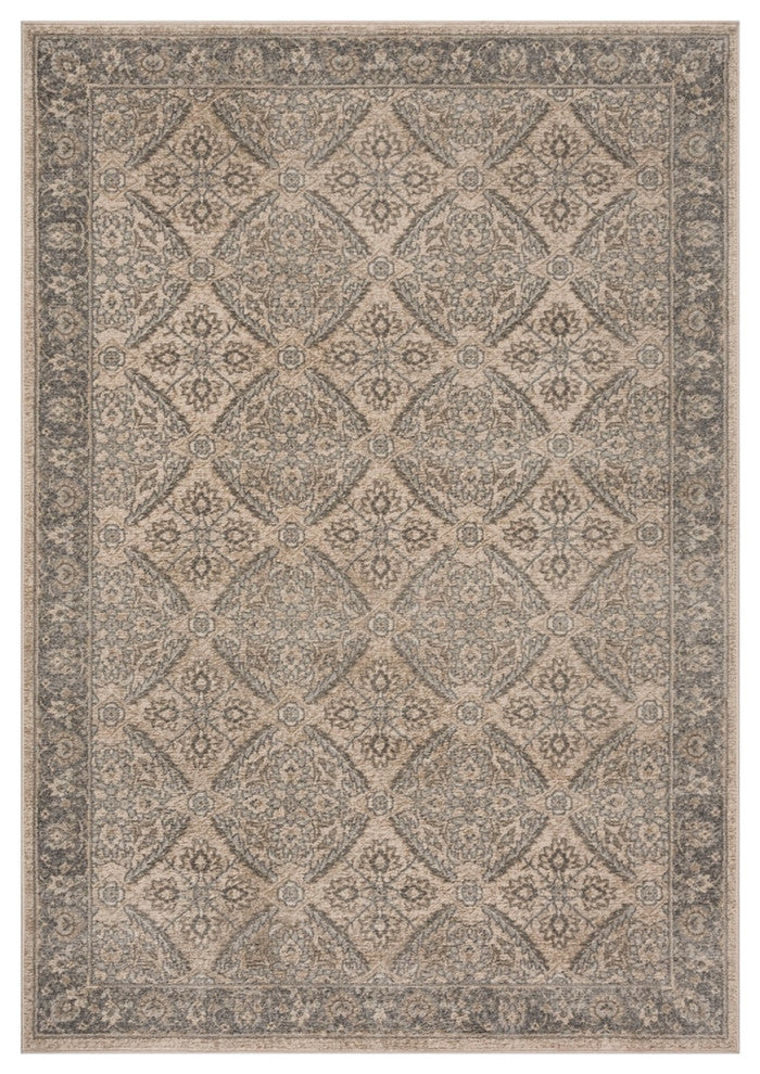 Safavieh Brentwood Bnt863B Rug, Cream/Gray, 2'0"x8'0" Runner