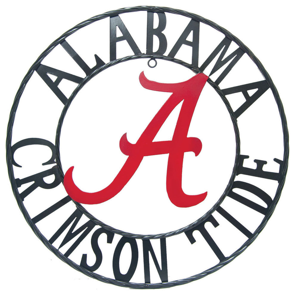 Alabama Crimson Tide 18" Wrought Iron Wall Decor