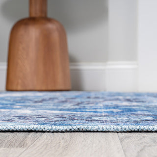 Maris Ornate Medallion Machine-Washable Area Rug