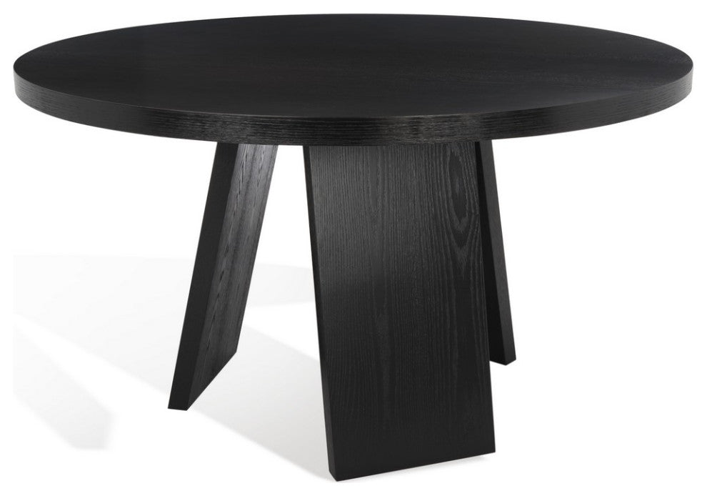 Safavieh Couture Julianna 54" Wood Dining Table, Black