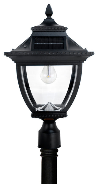 Pagoda Bulb Solar Lamp Post - Single Lamp