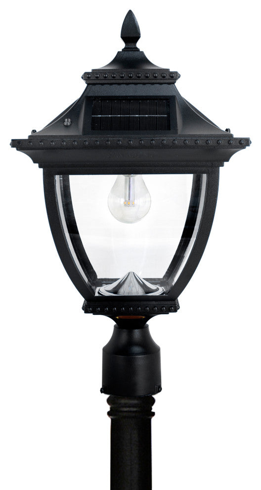Pagoda Bulb Solar Lamp Post - Single Lamp
