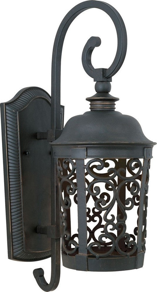 Maxim Lighting Whisper Dark Sky LED 1-Light Outdoor Wall Lantern, Bronze