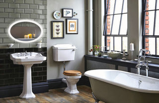 20 Inch X 30 Inch Oval Bathroom Mirror With Led Lighting