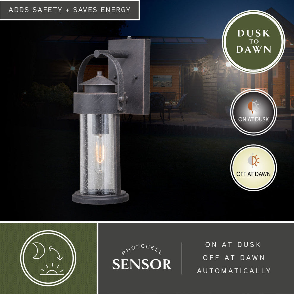 Cumberland 6" Outdoor Wall Light Rust Rust Iron