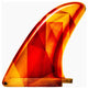"Yellow and Orange Single", Surf Art Photograph, Unframed, 14''x18''