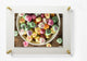 Double Panel Wall Frame with Gold Mounts, 19"x23", For 16"x20" Photos and Art