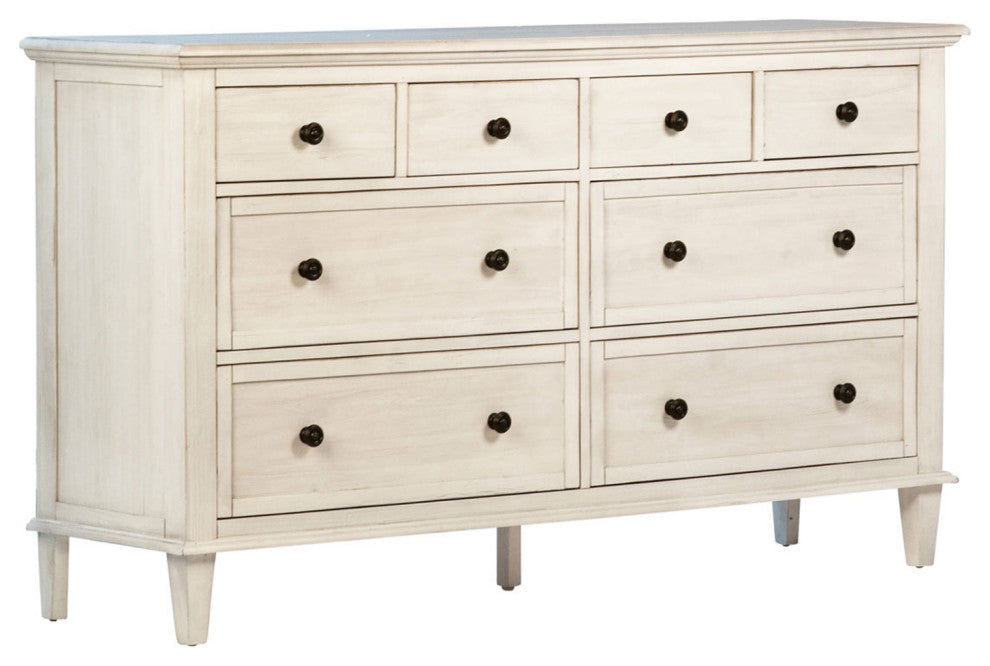 White Washed Zurich Dresser