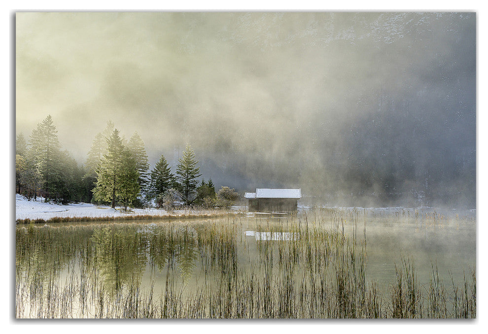 "First Touch of Snow" by Anne Schneidersmann, Print on Canvas, 27"x18"