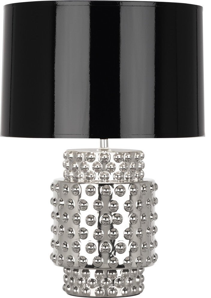 Dolly Accent Lamp, Black, Nickel Metallic