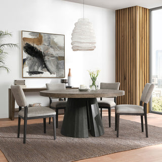 Troy Oak Console Table, Antique Brown