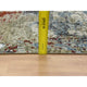 Blue Gray, Hand Knotted Abstract Design, Pure Wool Oriental Rug, 3'0"x5'2"