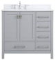 Elegant Decor Irene Bathroom Vanity Gray