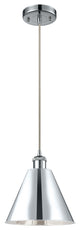 Ballston Cone Mini Pendant, Polished Chrome