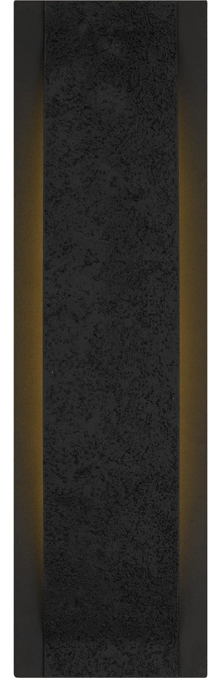 Quoizel ONX8407 Onyx 24" Tall LED Outdoor Wall Sconce - Earth Black