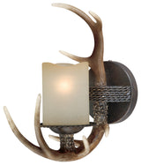 Vaxcel Lighting W0032 Yoho 1 Light Bathroom Sconce - 13 Inches - Black Walnut