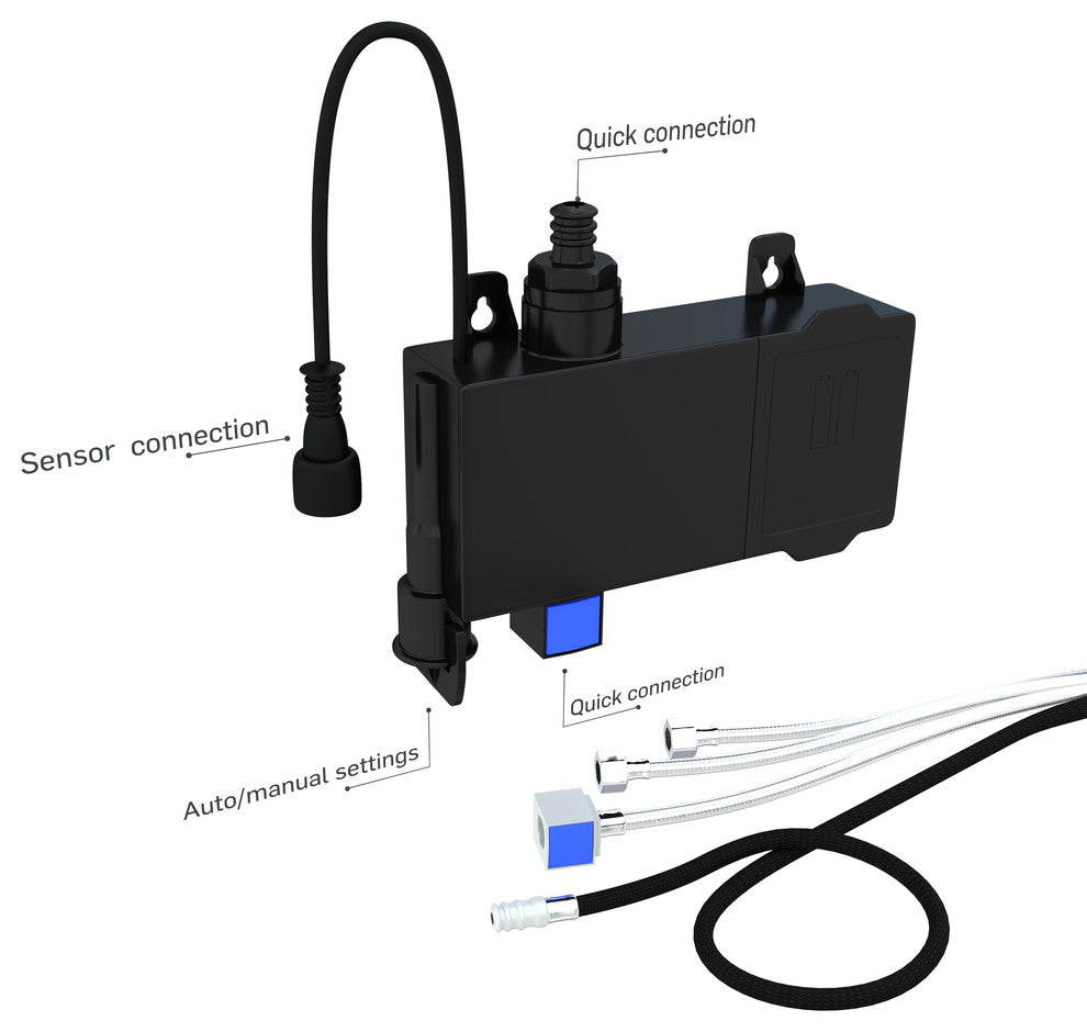 Flow Motion Sensor Kitchen Faucet, Polished Chrome