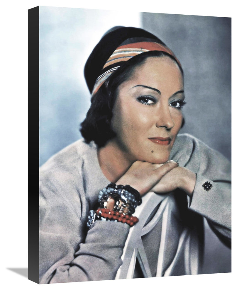 "Gloria Swanson" Stretched Canvas Giclee by Hollywood Photo Archive, 16x22"
