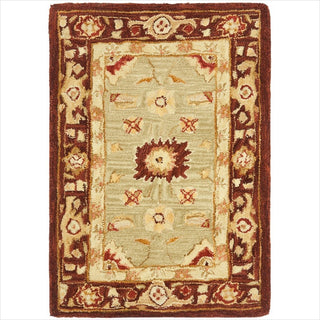 Safavieh Anatolia An556A Rug, Sage/Burgundy, 6'0"x9'0"