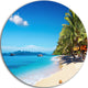 Tropical Beach Thailand, Photography Round Wall Art, 23"