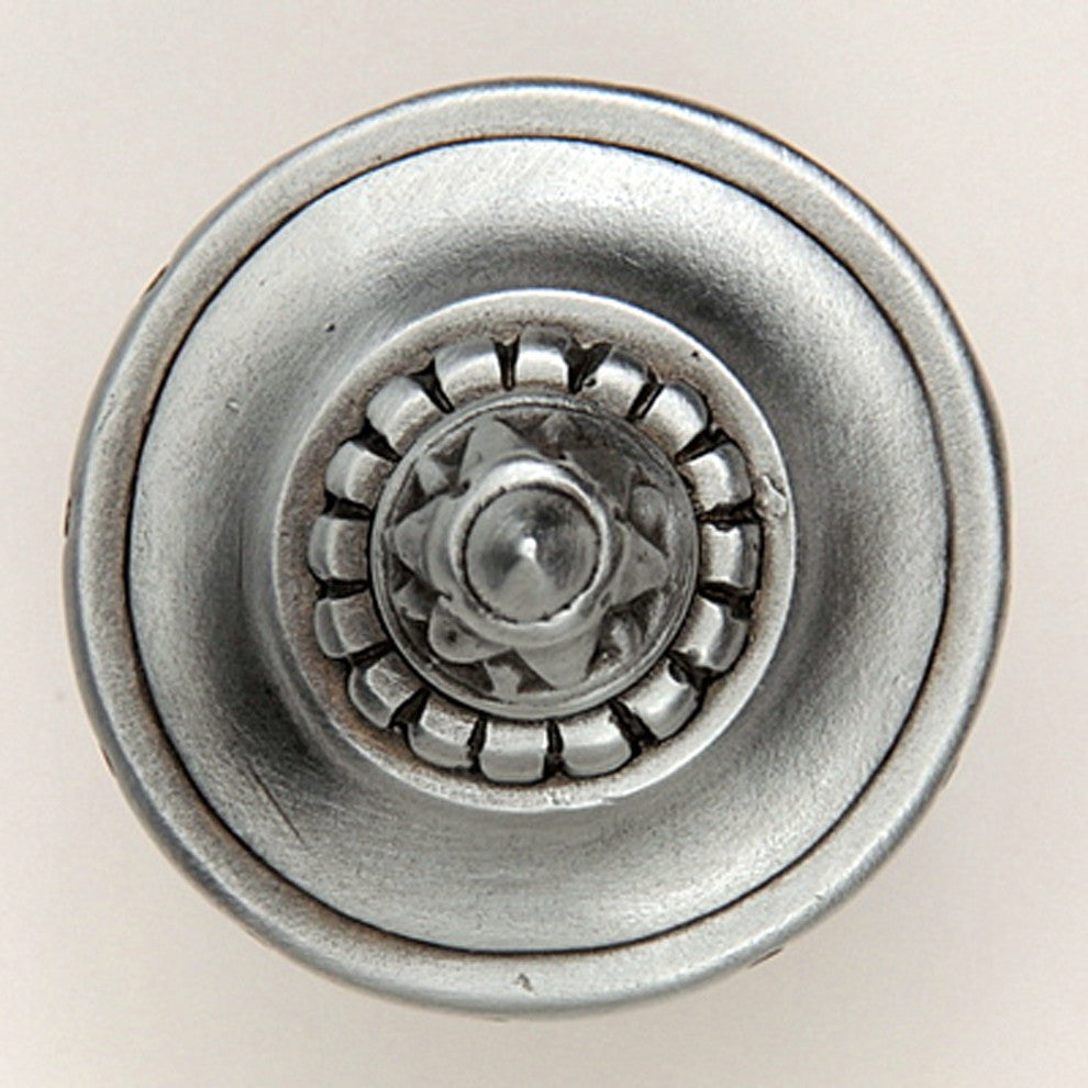 Portobello Road Knob Plain Antique Pewter, Antique Pewter