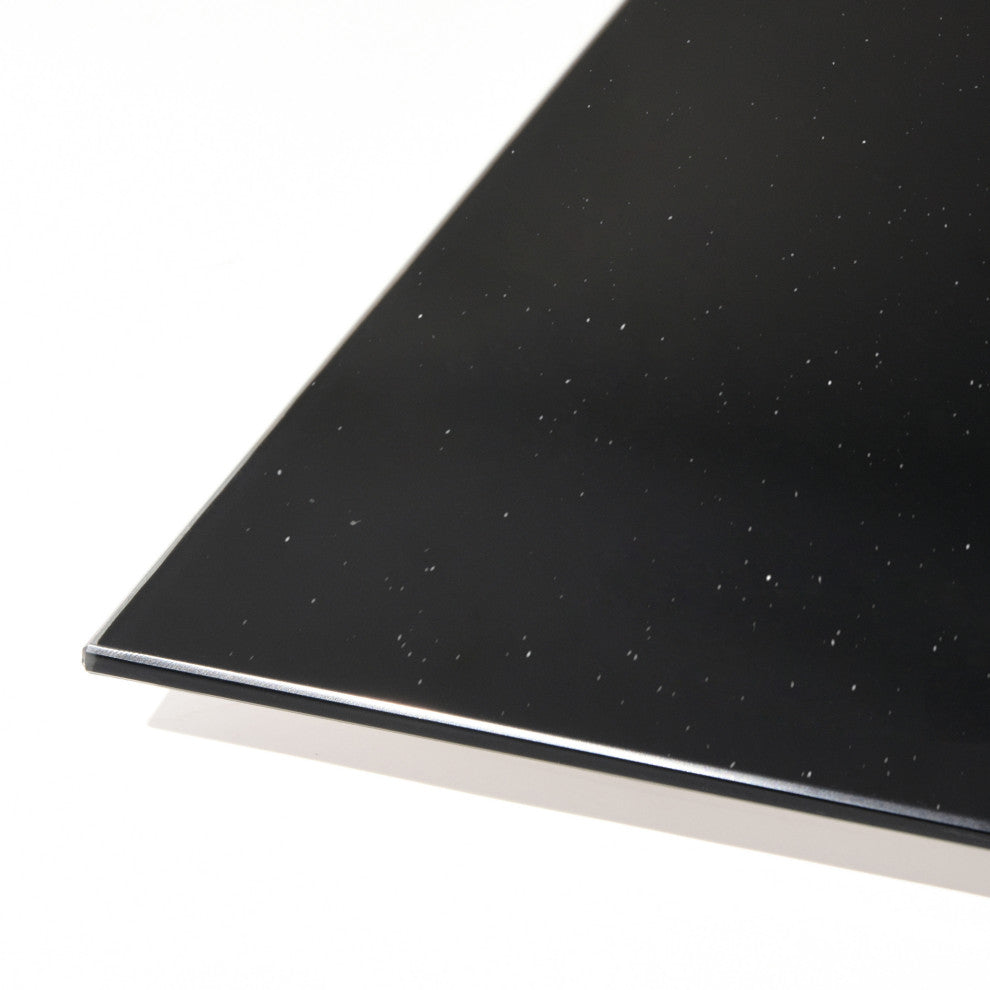 Full Moon Wall Art Frameless Free Floating Tempered Glass Panel 40"x 40"