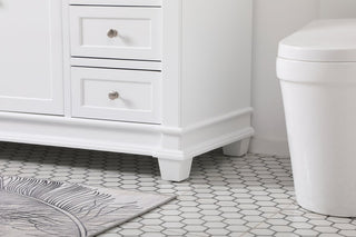 Weston Single Bathroom Vanity Set, White, 60