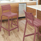 Helen Counter Stool Marsala, Set of 2