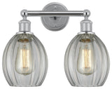 Innovations 616-2W-PC-G82 Eaton 2 Light Bath Vanity Light, Polished Chrome