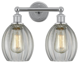 Innovations 616-2W-PC-G82 Eaton 2 Light Bath Vanity Light, Polished Chrome