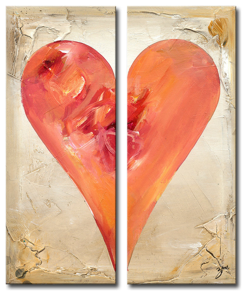 Heartwork "Kayle" 2-Piece Canvas Art Set, 40"x16"