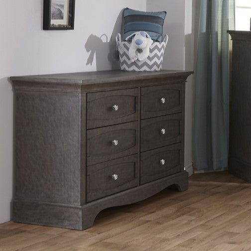 Pali Design Ragusa Double Dresser, Distressed Granite