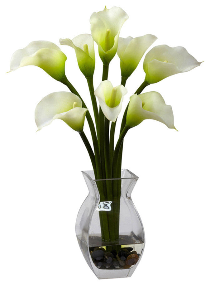 Classic Calla Lily Arrangement, Cream