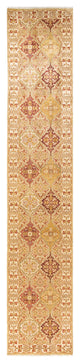 Mong One-of-a-Kind Hand-Knotted Runner Ivory, 2'7"x14'0"