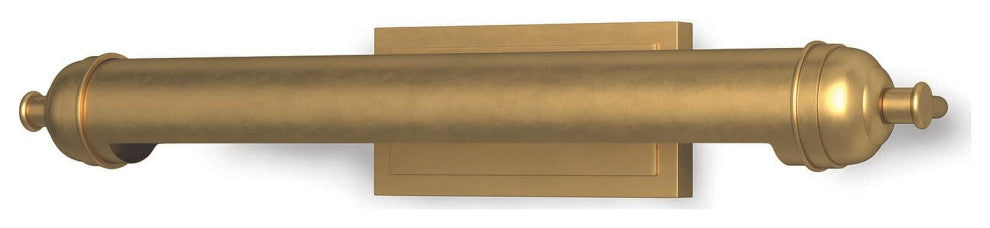 Devon Picture Light Large, Natural Brass