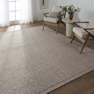 Westen Handmade Solid Light Brown Area Rug 8'X10'