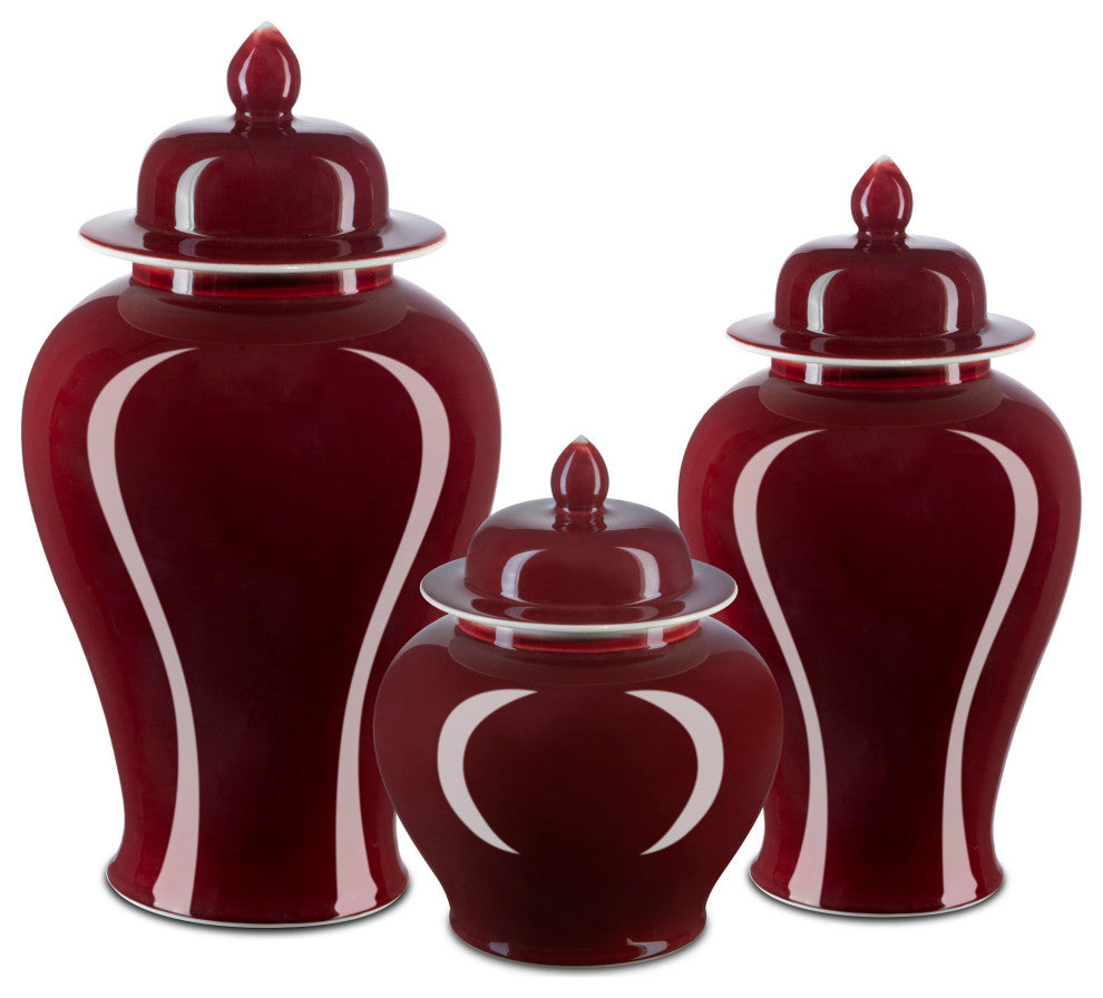 Oxblood Medium Temple Jar