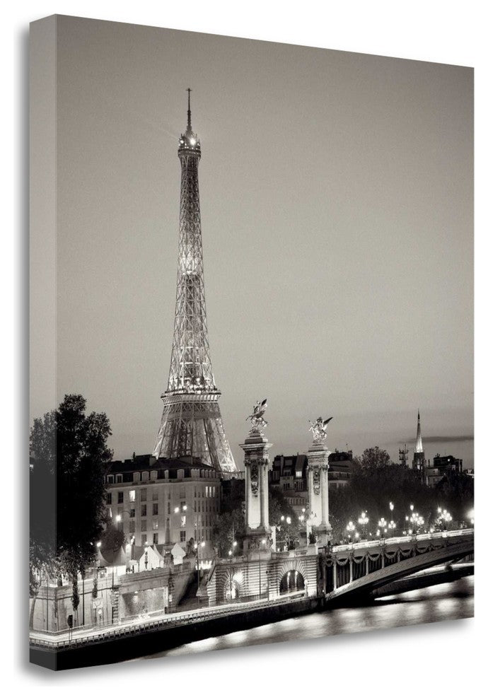 "Pont Alexandre Trios" By Alan Blaustein, Giclee Print on Gallery Wrap Canvas