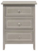 Daniel Nightstand, Silver Champagne