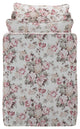 Rustic Manor Katarina Bench Upholstered, Linen, Cluster Red