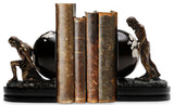 Atlas Globe Bookends