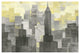 "City Blocks Neutral" Digital Paper Print by Albena Hristova, 20"x14"