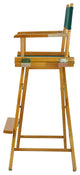 030" Director's Chair Honey Oak Frame-Hunter Green Canvas